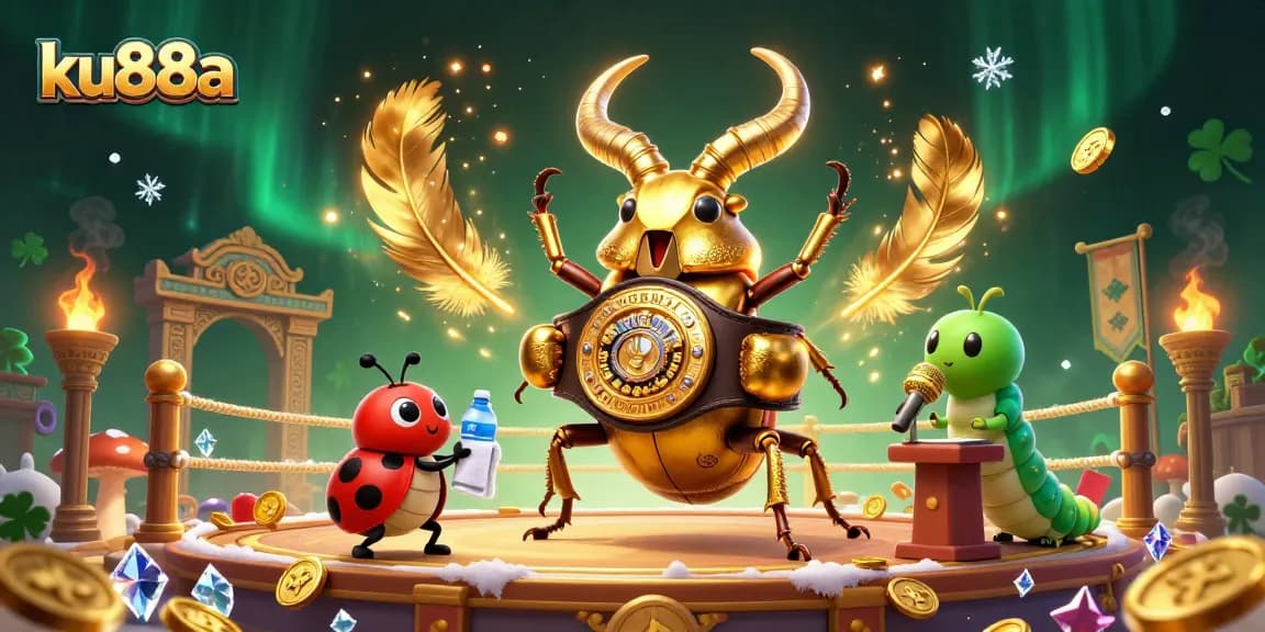 Experience a thrilling showdown in ku88a's dynamic casino arena filled with colorful elements.