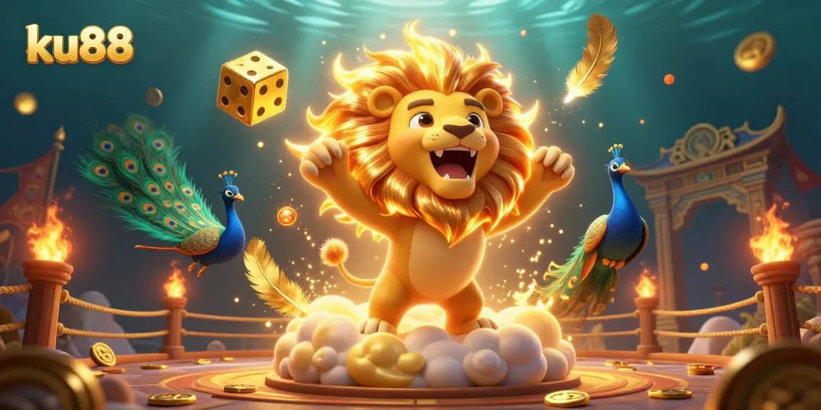 Engage with ku88's dynamic casino experience featuring vibrant characters and thrilling gaming elements.
