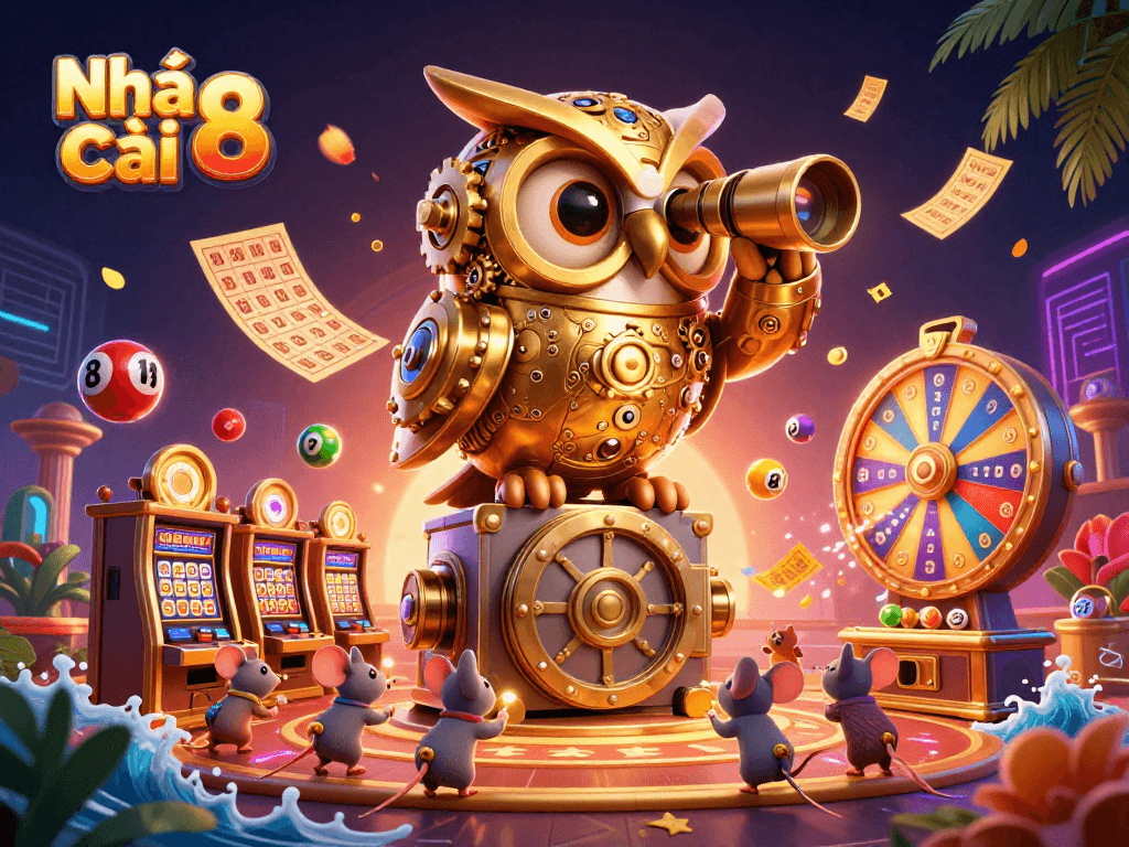 Experience exhilarating wins at Nhà cái o8 with vibrant casino elements in 3D