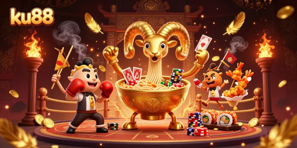 Experience thrilling action at ku88 with our vibrant casino characters battling for wins amidst dynamic visuals.