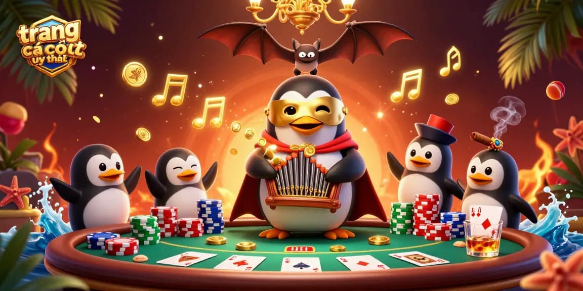 Experience the thrill at "trang cá cược uy tín" with vibrant gaming elements and captivating characters.