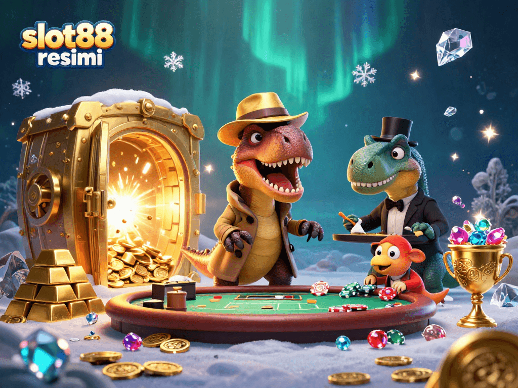 Experience thrilling action at slot88 resmi with playful characters and dazzling casino elements.