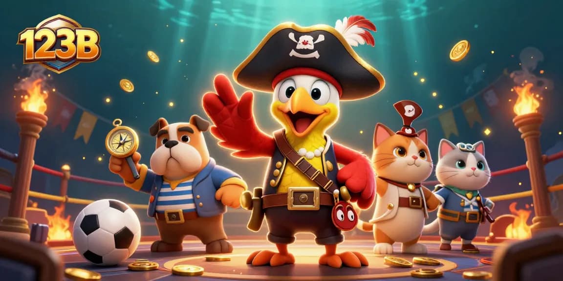 Engage in thrilling betting at 123B with action-packed pirate-themed casino adventure.