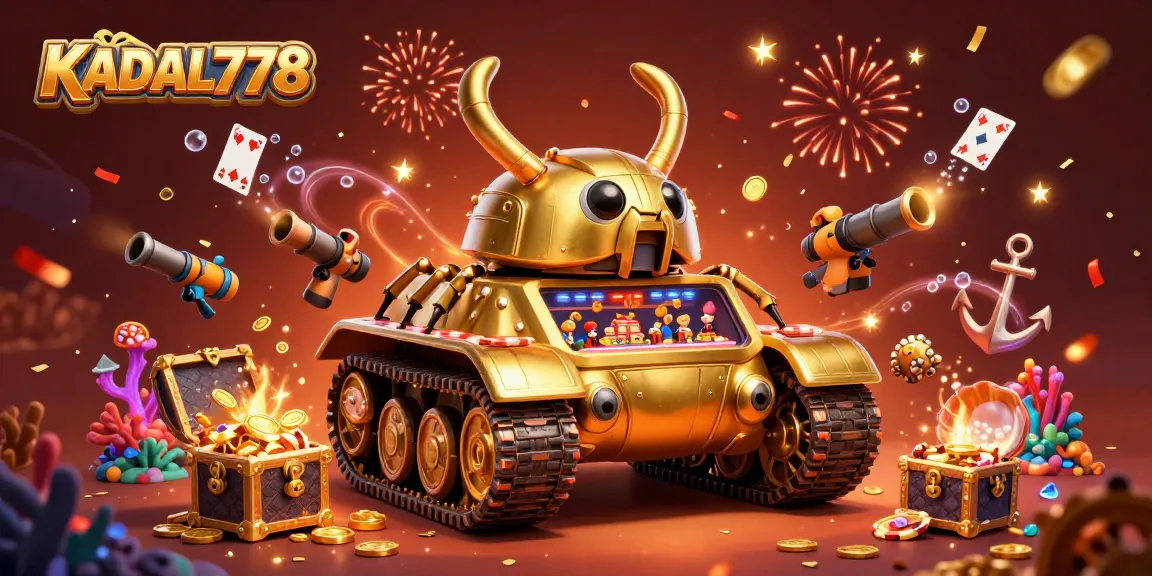 KADAL778 unleashes a stunning online casino experience within a golden beetle tank filled with excitement.