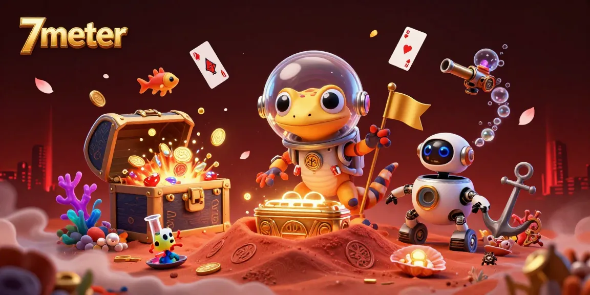 7meter offers thrilling bets in a vibrant casino environment, featuring engaging characters and activities.