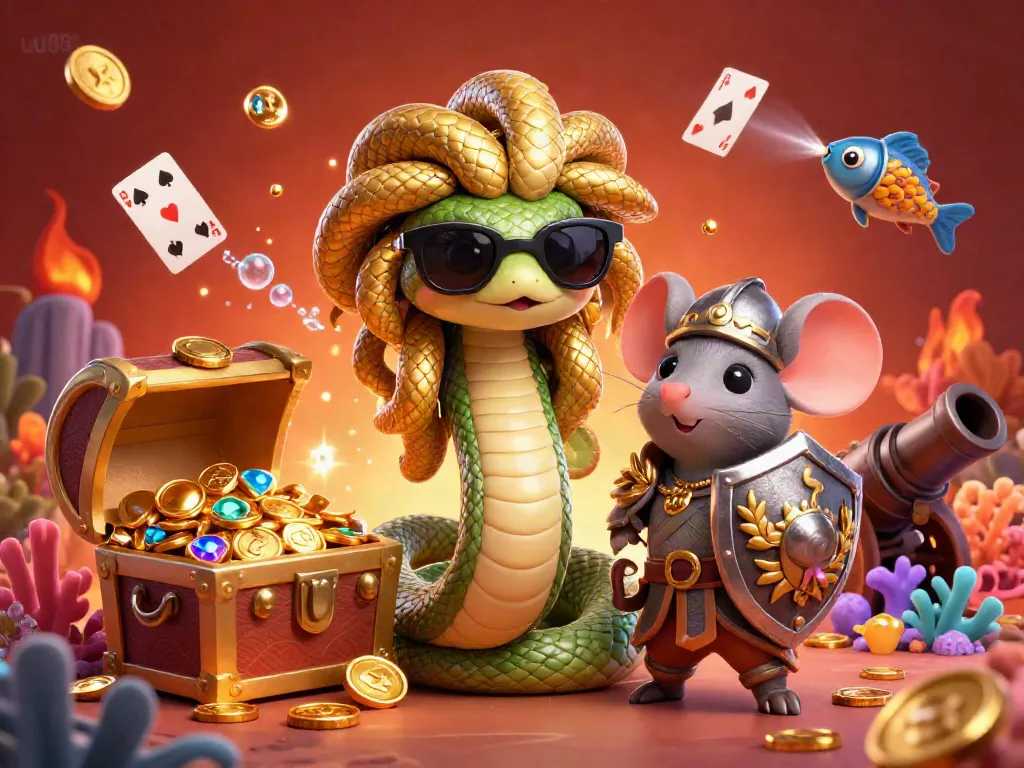 Experience the thrilling adventures of uu88 in an engaging underwater casino scene.