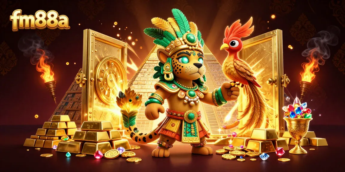 Experience the vibrant world of fm88a casino with colorful jackpot treasures and dynamic gameplay.
