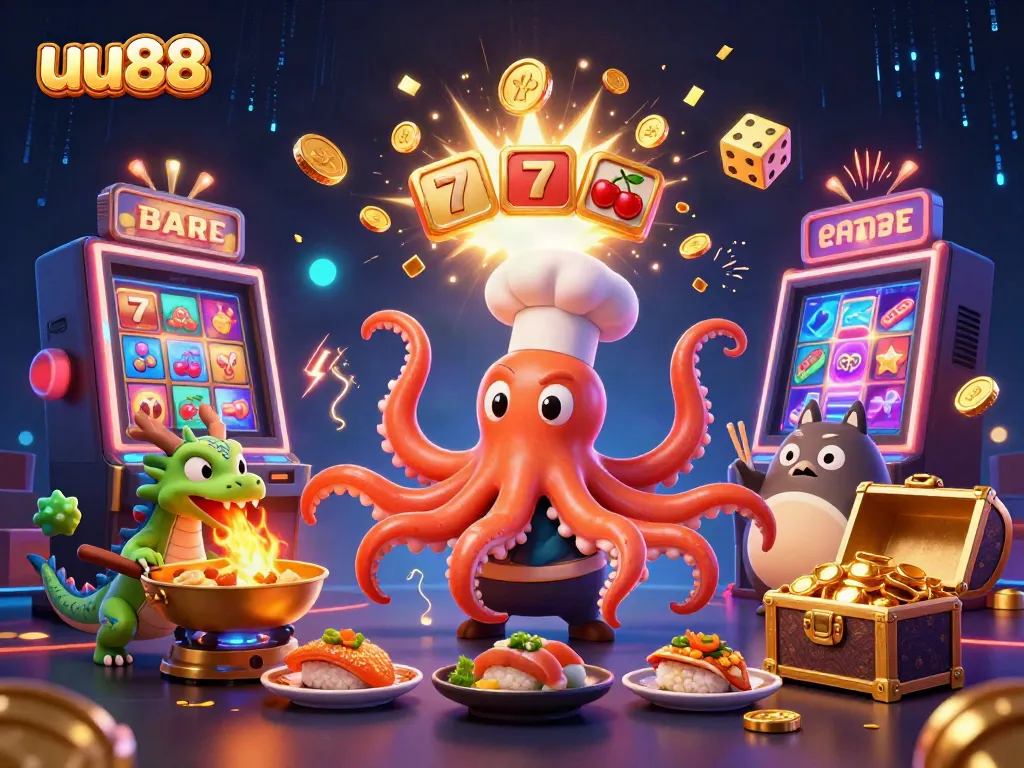 Experience the thrilling world of uu88 online gaming with dynamic characters and explosive casino elements.