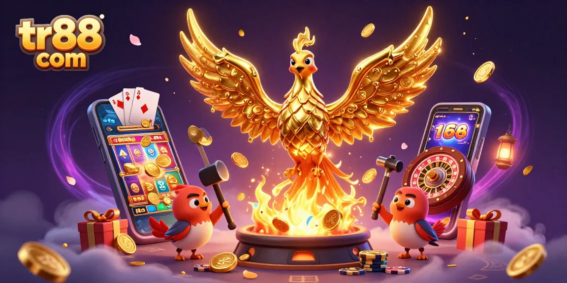 Experience the thrill with tr88 com as the golden phoenix heralds jackpot wins.