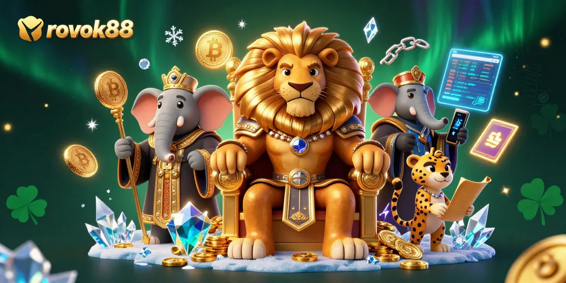 Engage with rokok88 and experience thrilling casino adventures in a vibrant, dynamic illustration.