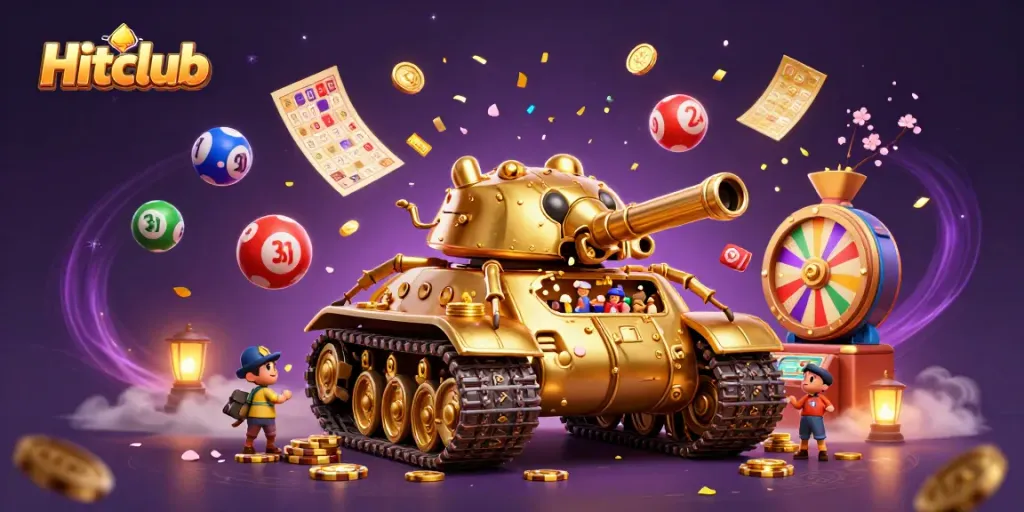 Hitclub's vibrant casino scene showcases a dynamic mix of games and exciting elements.