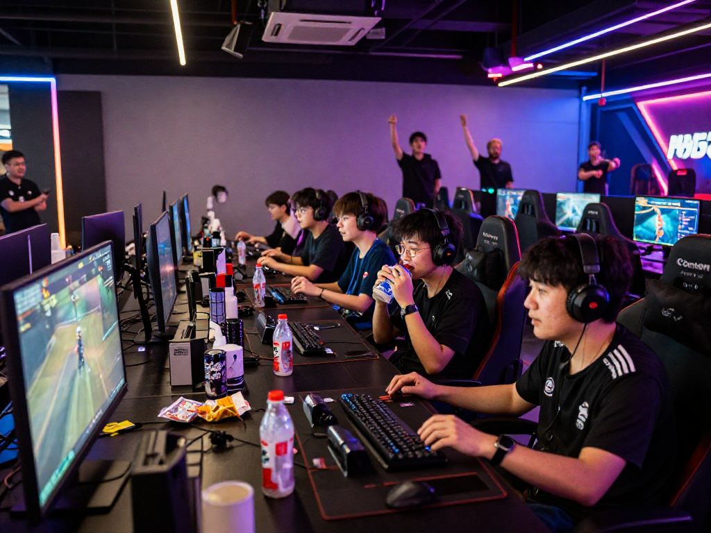 Esports tournament scene at http://oxbet-app.com showcasing intense gaming action and excitement.