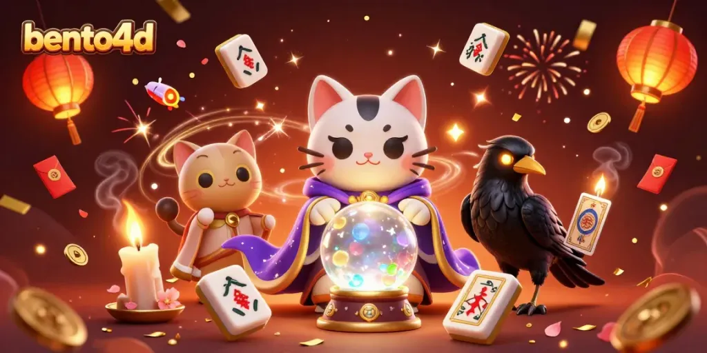 Experience winning strategies at bento4d with this vibrant fortune teller scene.