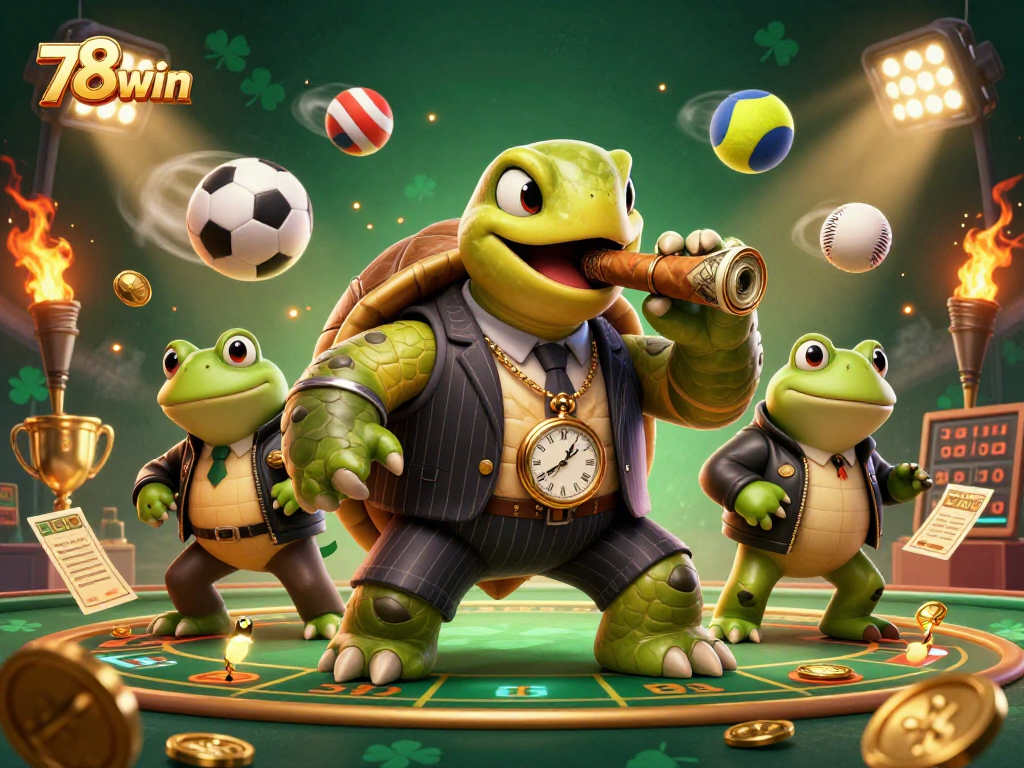 Experience thrilling fun at 78win with colorful sports betting action and engaging casino elements.