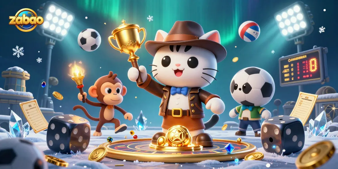 Zaobao players discover thrilling casino artifacts in an adventurous 3D scene