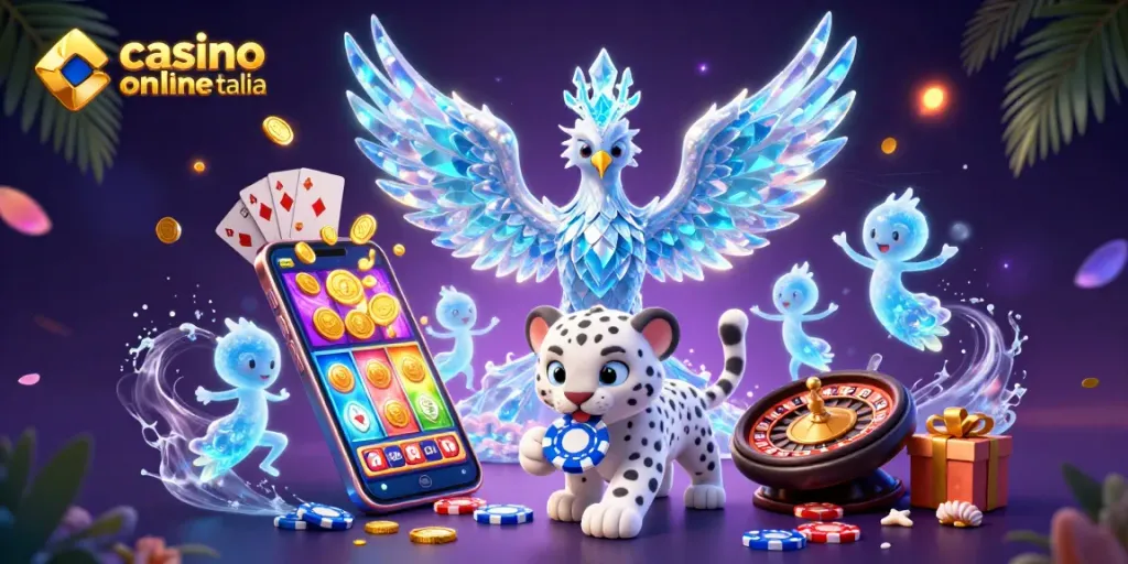 Gioca nei migliori casino online Italia con slot emozionanti e monete dorate che esplodono dallo smartphone.