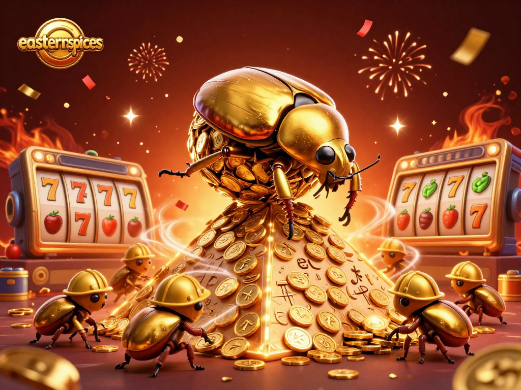 Engage with exciting casino experiences at easternspices with vibrant slot reels and winning symbols bursting with energy.
