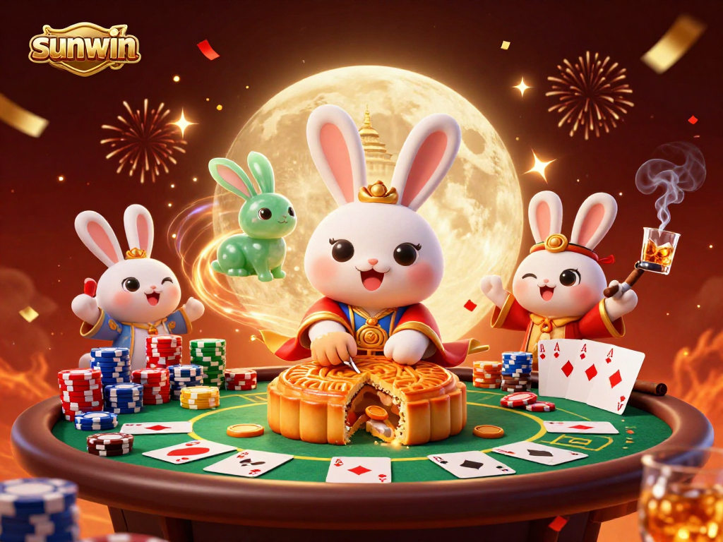 Experience epic gambling fun with sunwin at a moon-themed casino adventure.