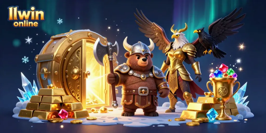 Experience the thrill of llwin online gaming with opulent treasures and heroic characters in 3D!