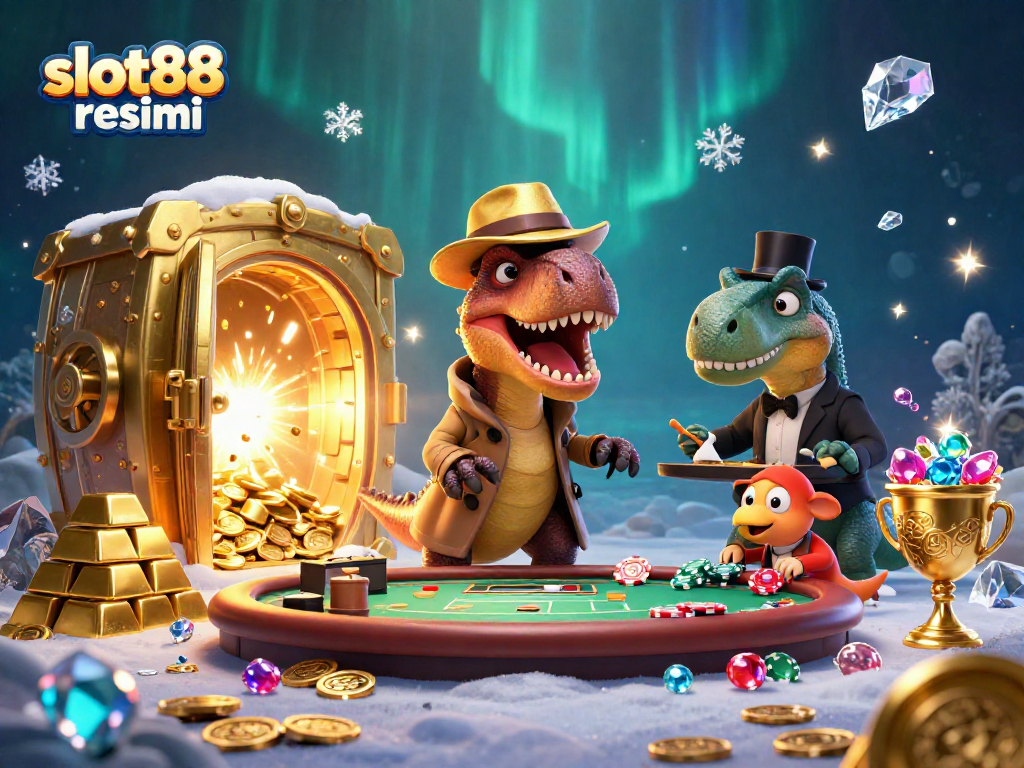 Experience thrilling action at slot88 resmi with playful characters and dazzling casino elements.