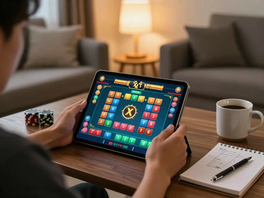 Engaging Tài Xỉu gameplay at home on taixiuonline8, showcasing dynamic betting action.