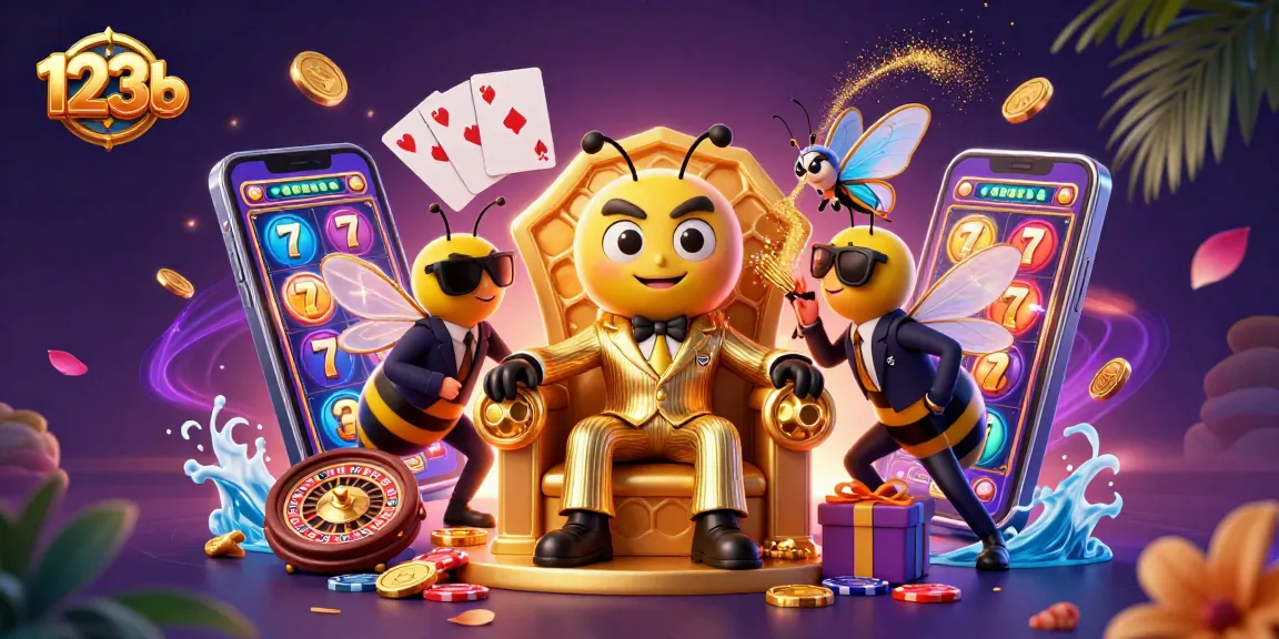 Engage with 123b as you spin the reels alongside animated characters in a lively casino setting.