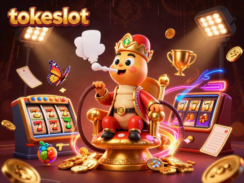 Experience thrilling tokeslot action with a vibrant 3D gaming atmosphere showcasing slots and captivating characters.