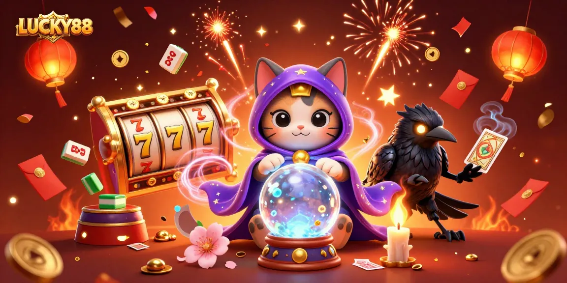 LUCKY88 slots and games come alive with vibrant characters and festive elements.