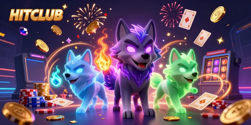Experience the thrill of HITCLUB casino with magical wolves guiding you through exciting wins.