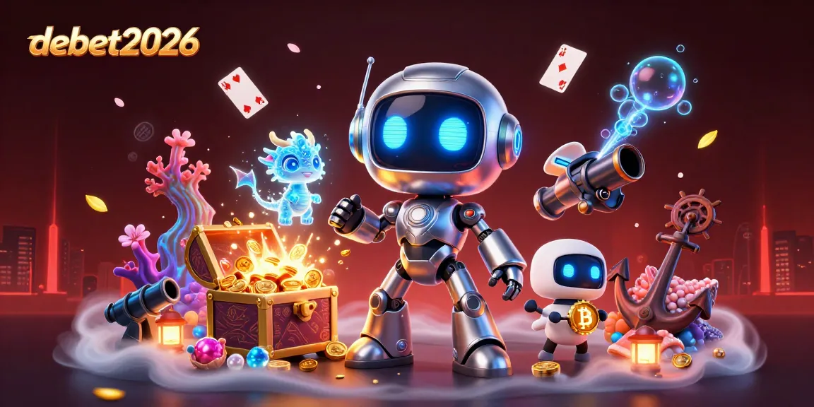 Experience thrilling gameplay with debet2026, featuring vibrant casino elements and cyberpunk characters.