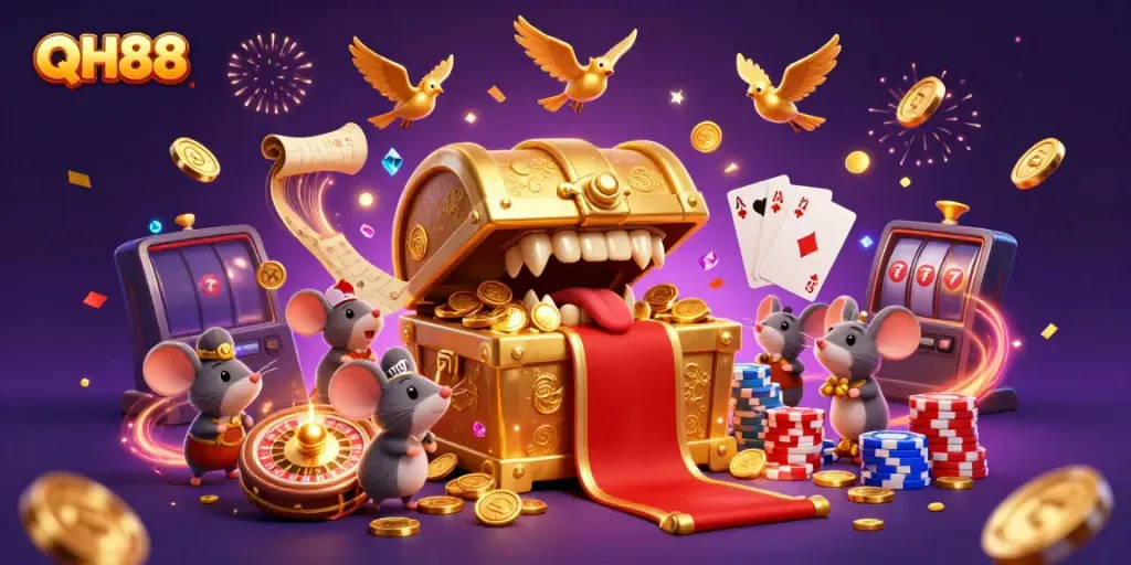 Experience the excitement of QH88 with thrilling casino games and dynamic visuals.