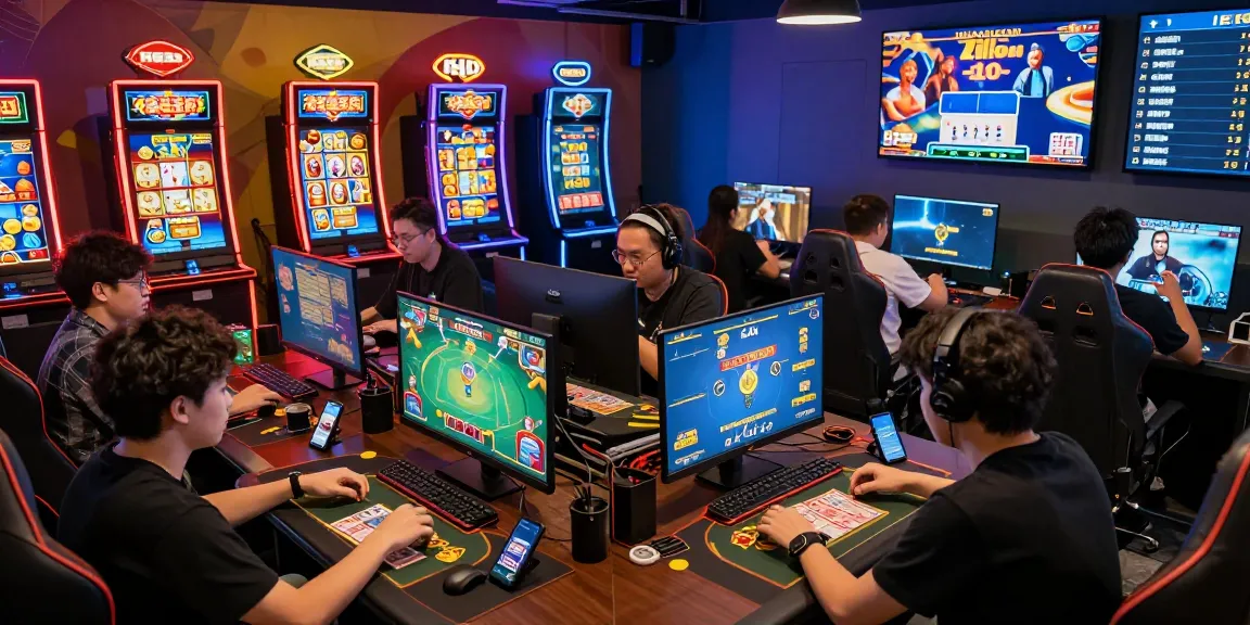 Dynamic online gaming experience at Yo88 with diverse players and vibrant atmosphere.