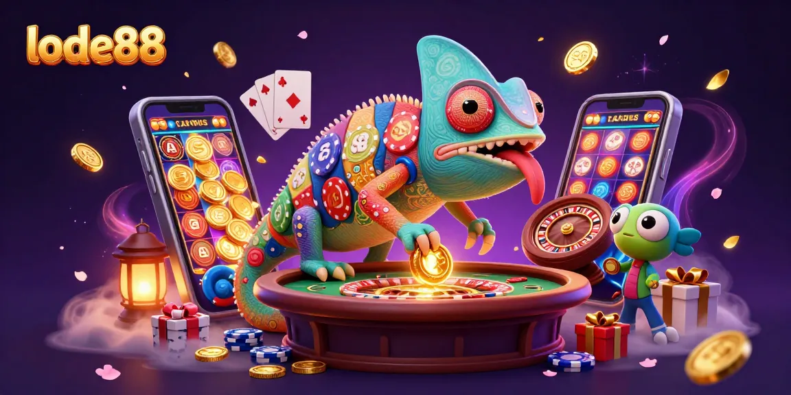 Experience the vibrant lode88 casino world, featuring colorful games and dynamic, friendly characters.