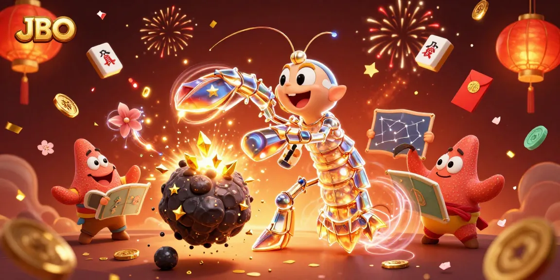 Engage in thrilling gameplay at JBO, showcasing vibrant characters and rich casino elements.