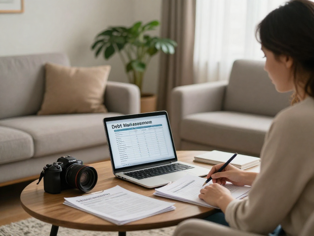 Credit-consolidation.ca financial consultation session with a counselor helping a client manage their debts.
