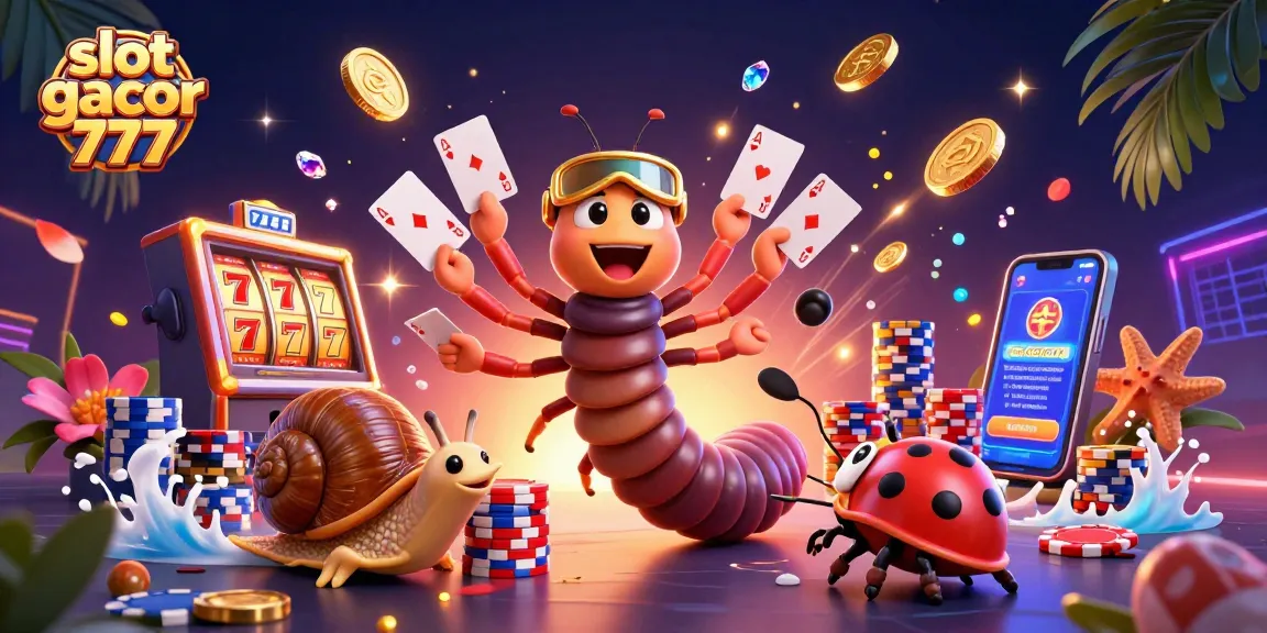 Experience thrilling slot gacor 777 action with an exciting casino scene featuring vibrant characters.