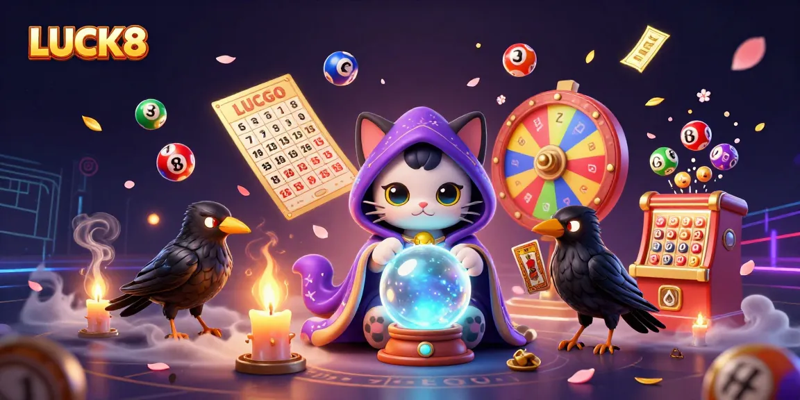 LUCK8 grants a magical gaming experience with vibrant lottery and casino elements.