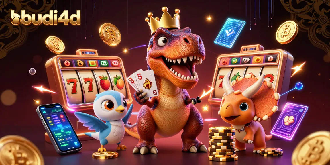 Experience thrilling jackpot moments at budi4d with vibrant colorful reels and cheerful characters.