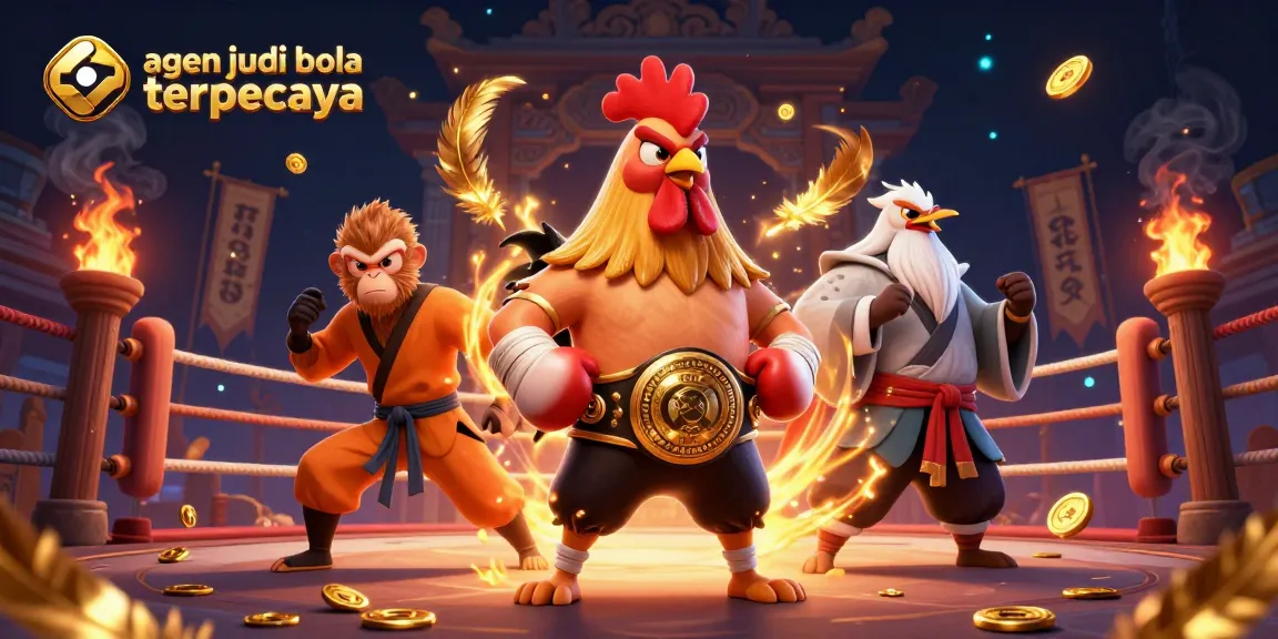 Experience thrilling wins with agen judi bola terpercaya in this dynamic 3D illustration.